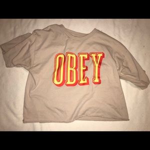 OBEY CROP TOP